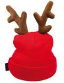 Kerstmuts rendier L-merch C1440 Rood
